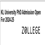 KL University PhD Admission Open For 2024 25